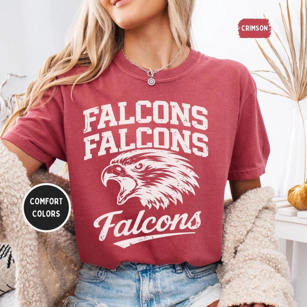 Falcons Mascot S T Shirt, Falcon Unisex Graphic Tee